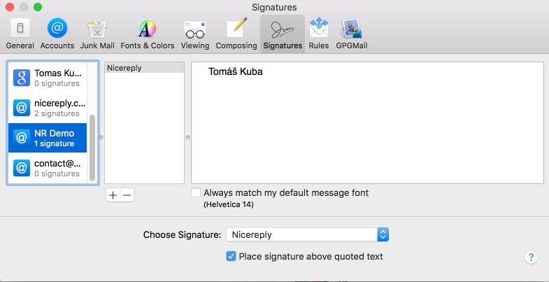 create email signature for mac mail